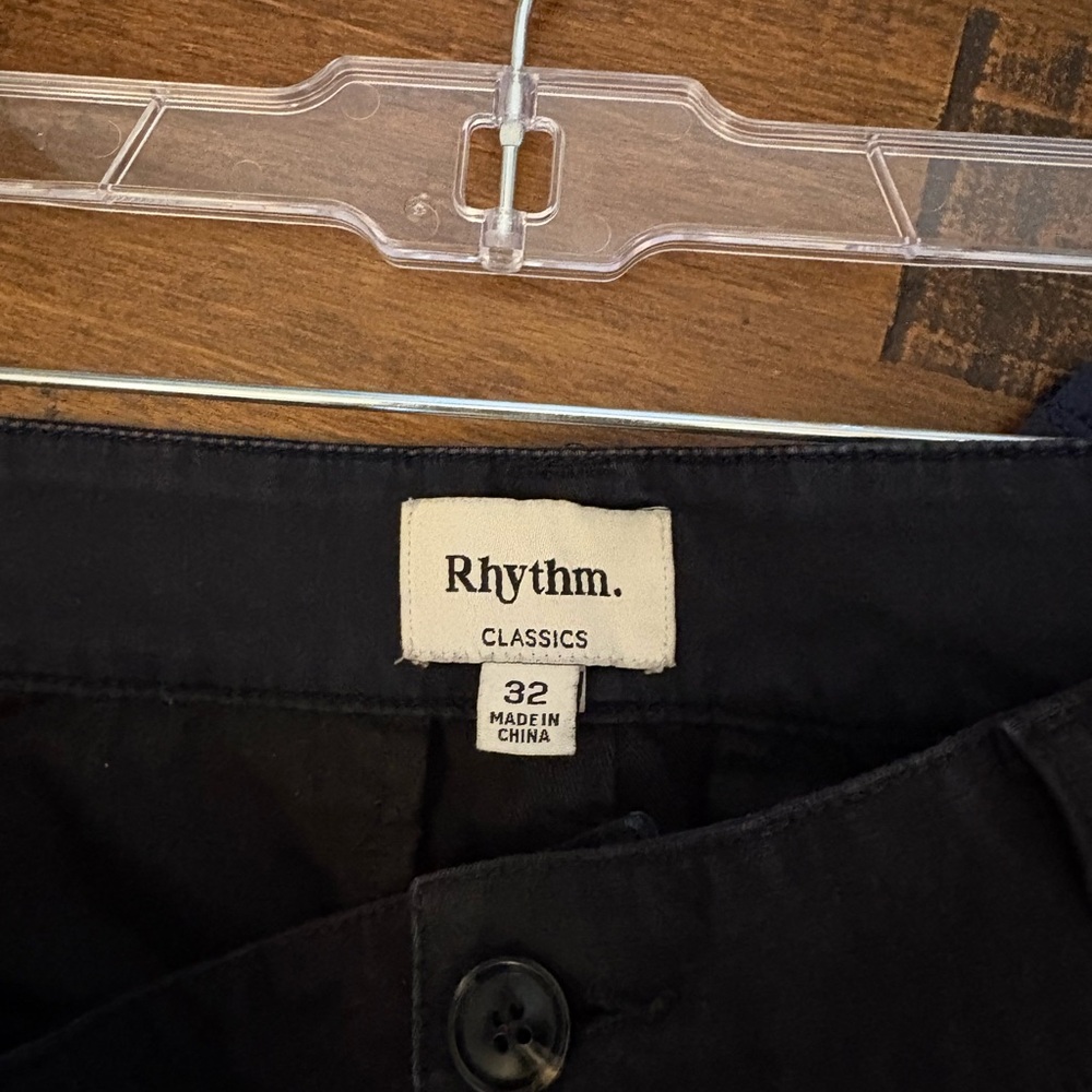 Rhythm. Classics Black Button-Front Pants - image 3